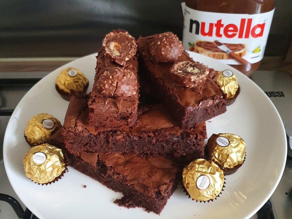 Nutella Chocolate Brownies